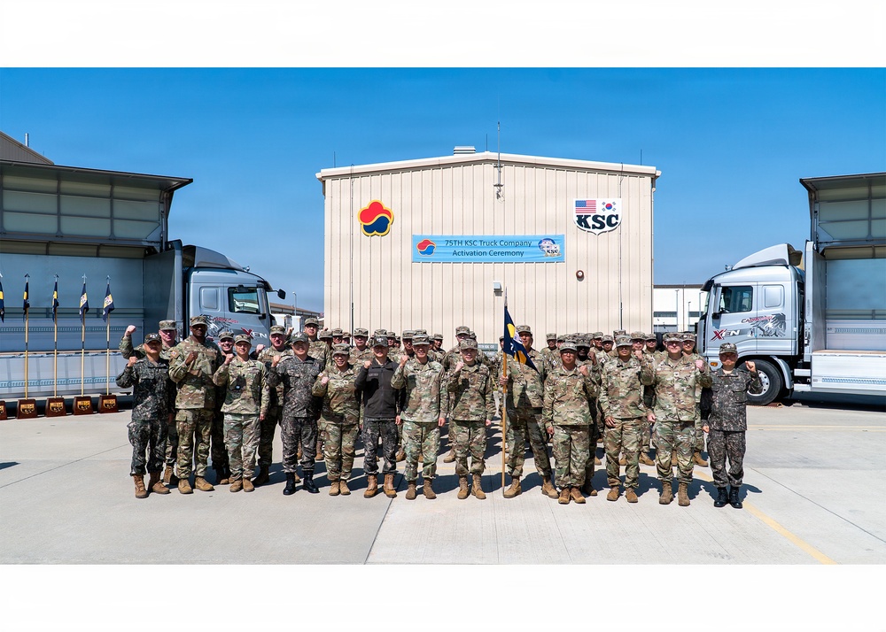 75th Korean Service Corps Truck Company activated