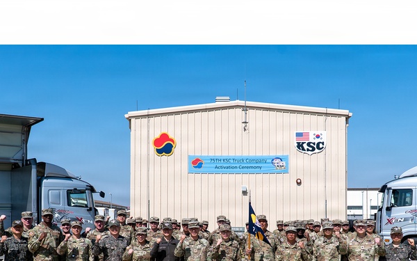 75th Korean Service Corps Truck Company activated