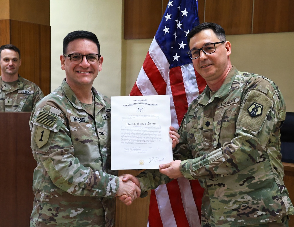 LTC Krupa Promotion Ceremony