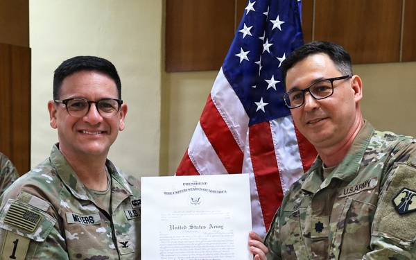 LTC Krupa Promotion Ceremony