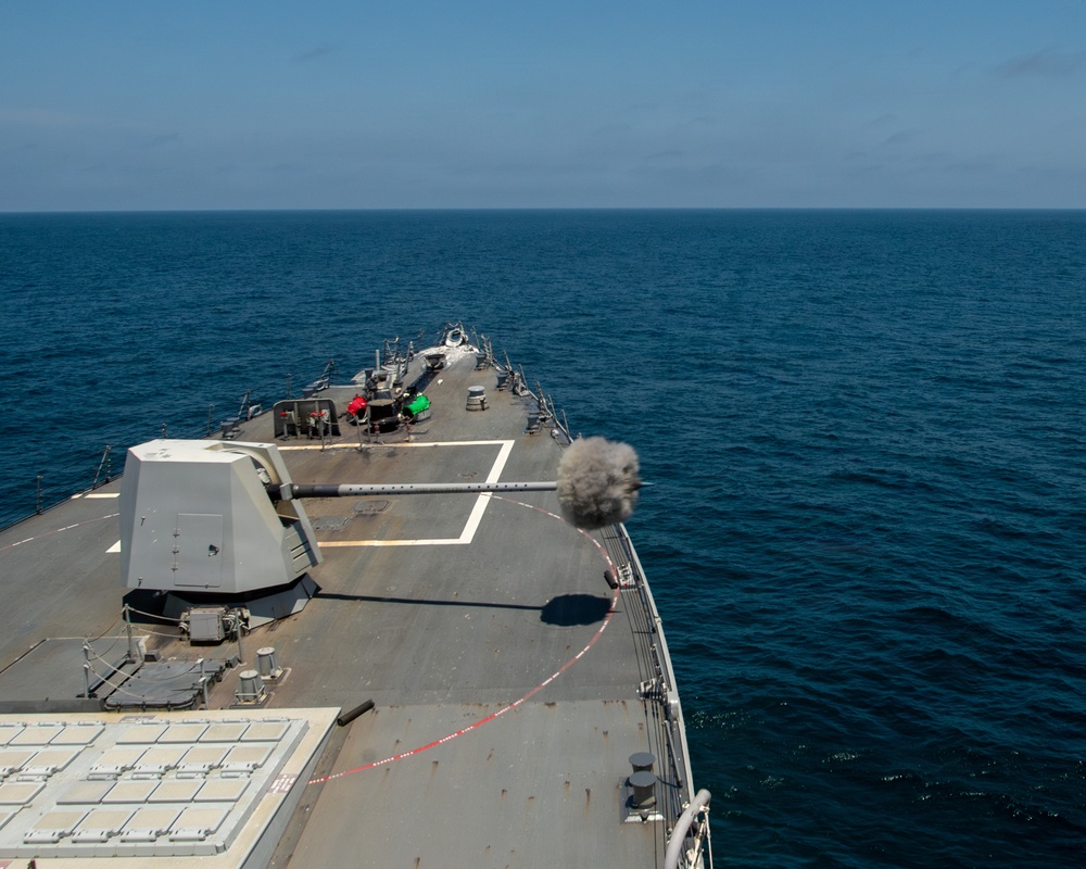 Ecuadorian Navy and USS Gridley Bilateral Live-Fire Exercise