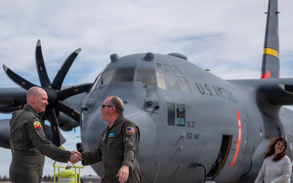 Final Flight Marks Retirement of Two Wyoming Air National Guard Leaders