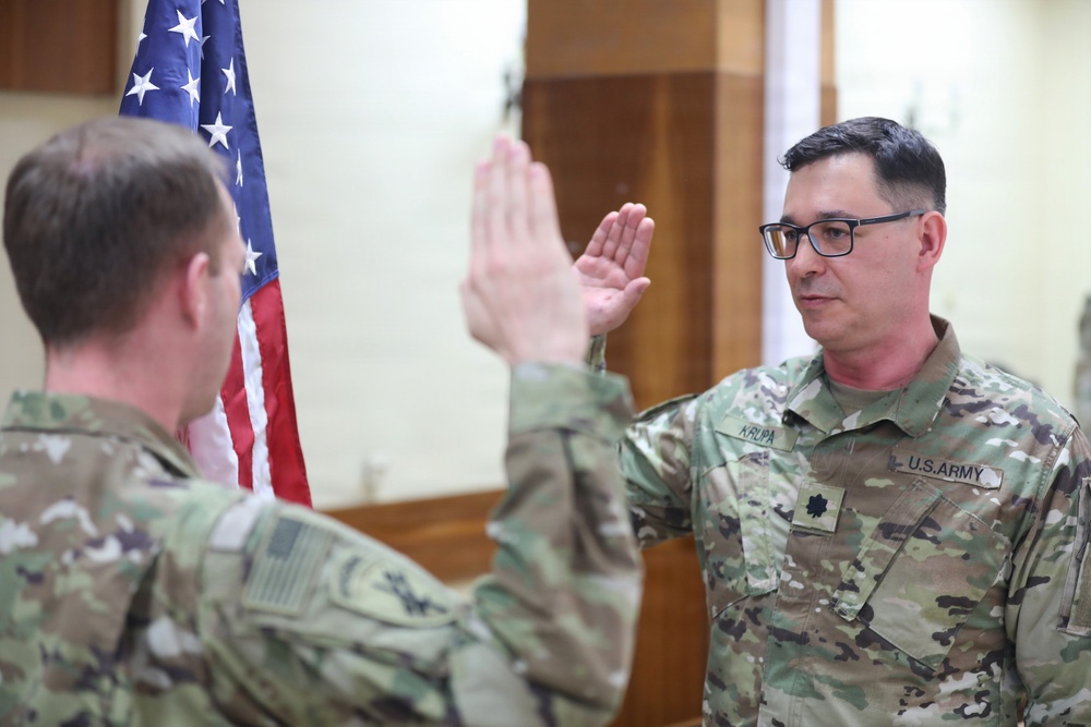 LTC Krupa Promotion Ceremony