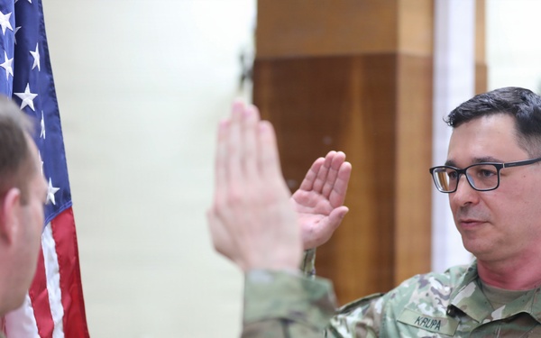 LTC Krupa Promotion Ceremony