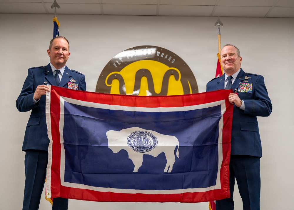 Final Flight Marks Retirement of Two Wyoming Air National Guard Leaders