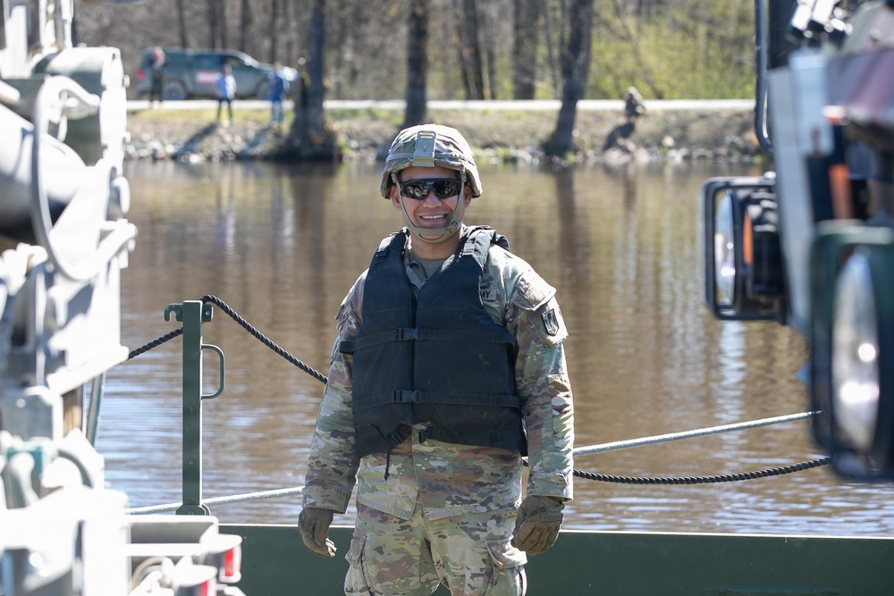 809th MRBC sling load and rafting operation