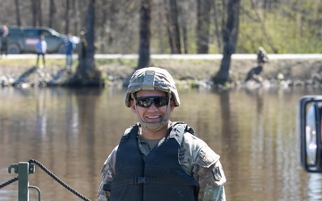 809th MRBC sling load and rafting operation