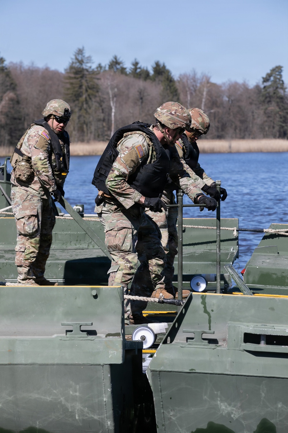 809th MRBC sling load and rafting operation