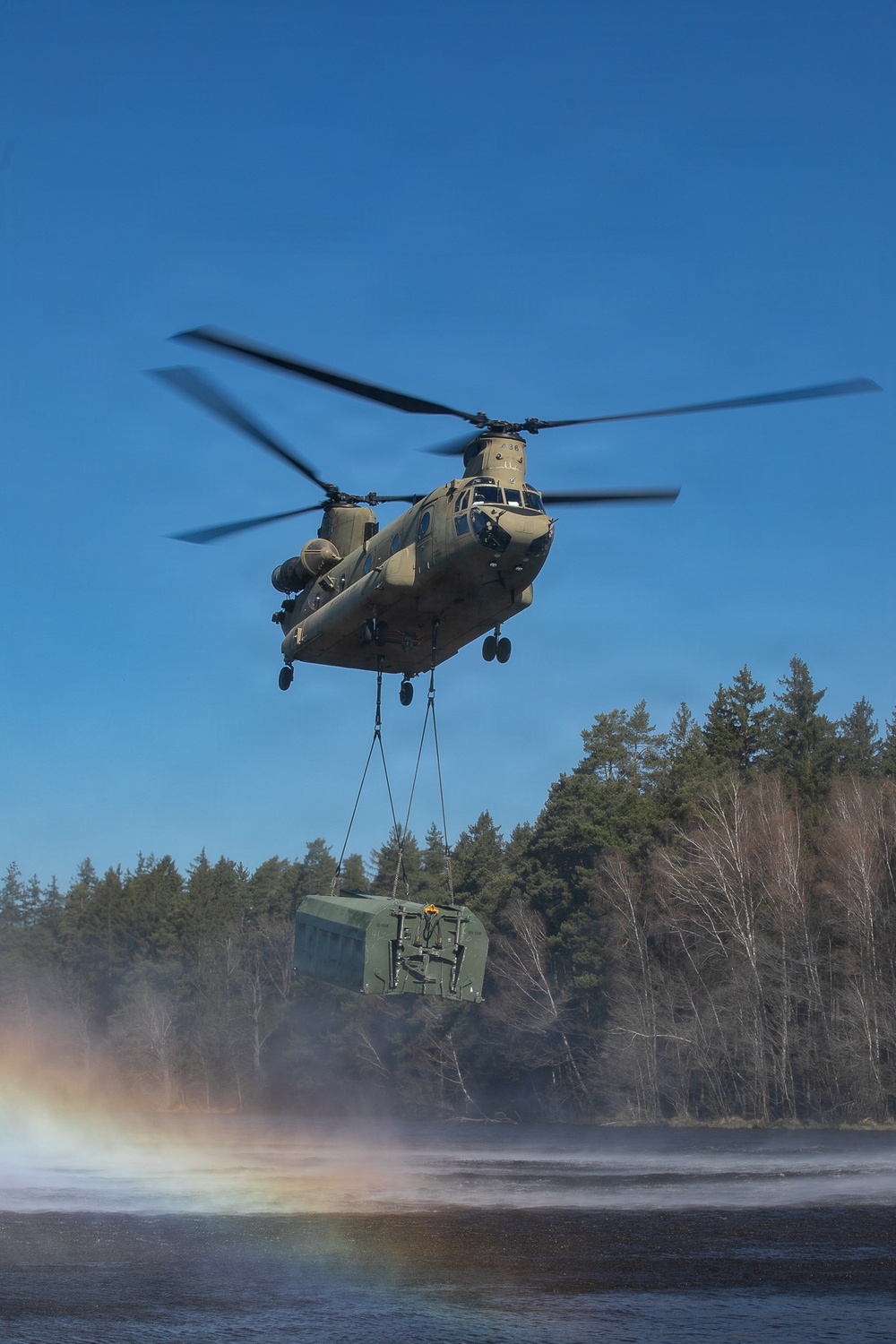 809th MRBC sling load and rafting operation