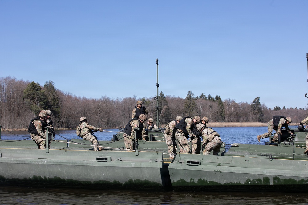 809th MRBC sling load and rafting operation