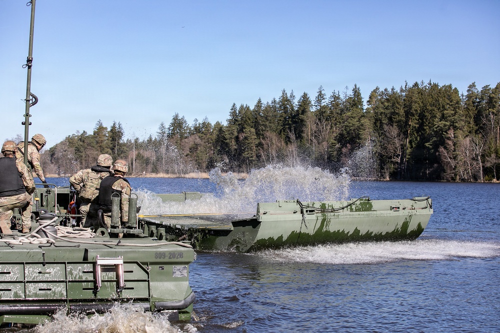 809th MRBC sling load and rafting operation