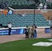 Michigan National Guard Soldiers participate in the Detroit Tigers Opening Dey Ceremony.