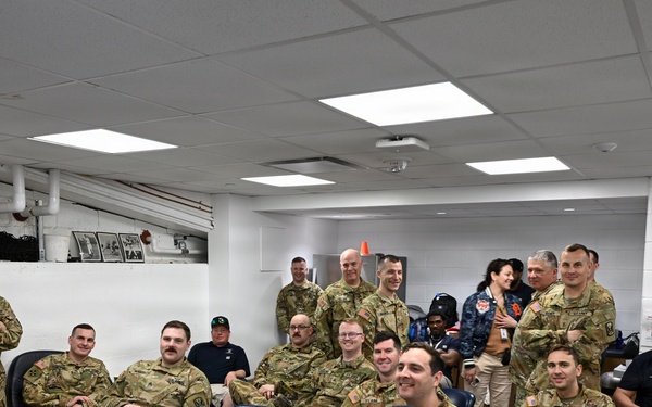 Michigan National Guard Soldiers participate in the Detroit Tigers Opening Dey Ceremony.