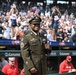 Michigan National Guard Soldiers participate in the Detroit Tigers Opening Dey Ceremony.