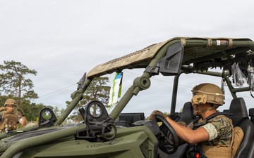 U.S. Marines with 2nd LAAD receive ULTVs and LMADIS systems