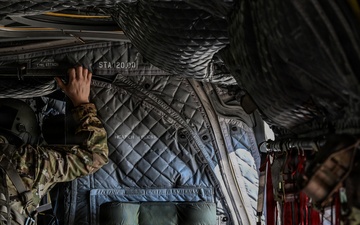 Michigan Army National Guard CH-47 Chinooks Conduct Flyover for Detroit Tigers Opening Day at Comerica Park