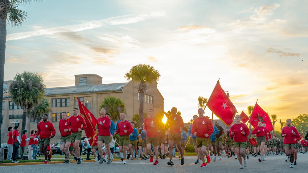 Bravo Company Motivational Run