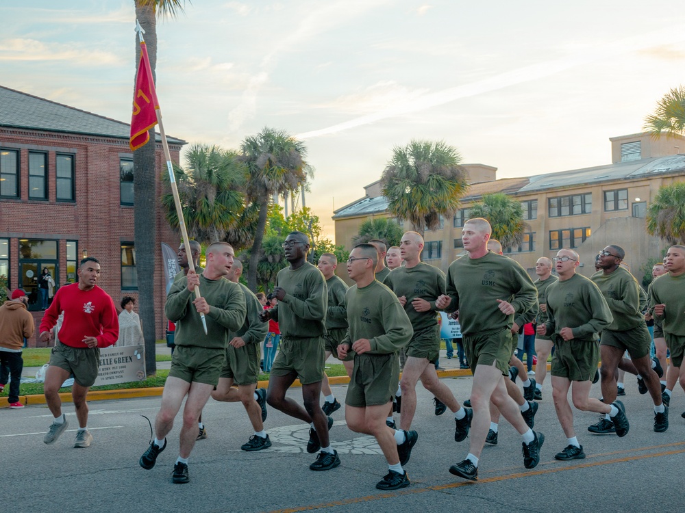 Bravo Company Motivational Run