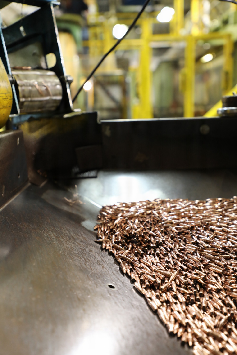 Ammunition manufacturing at Lake City Army Ammunition Plant.
