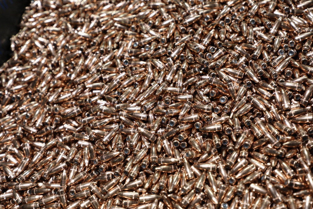 Ammunition manufacturing at Lake City Army Ammunition Plant.