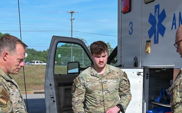 EMS Ride Along: Chief visits 20th Medical Group Emergency Medical Services