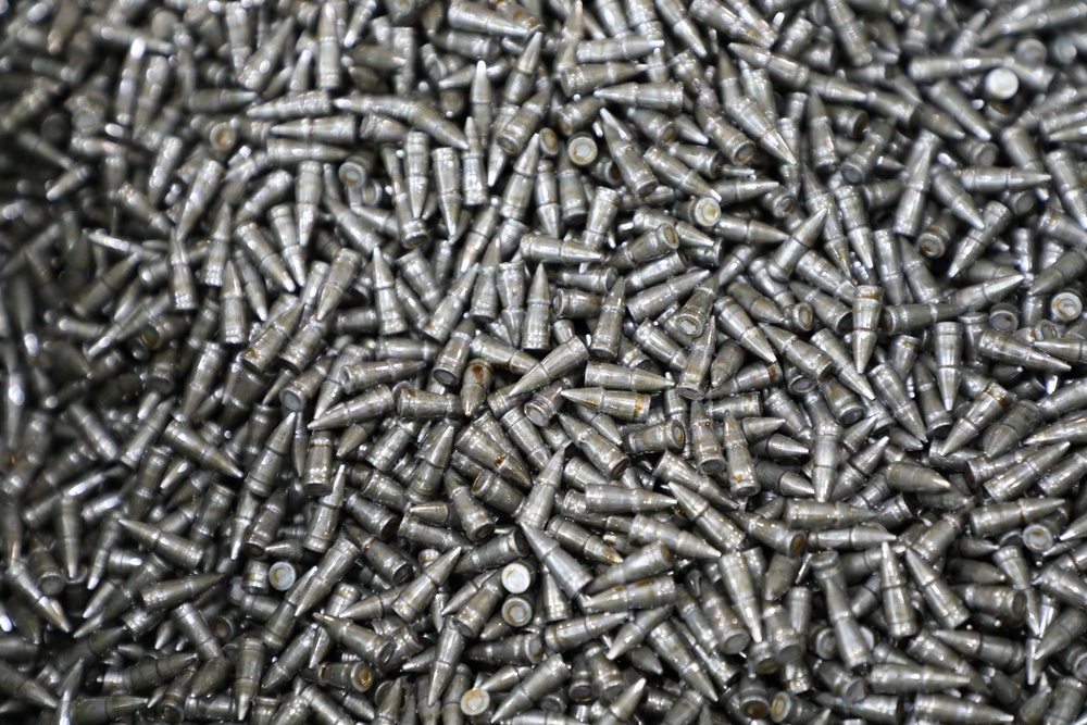 Ammunition manufacturing at Lake City Army Ammunition Plant.