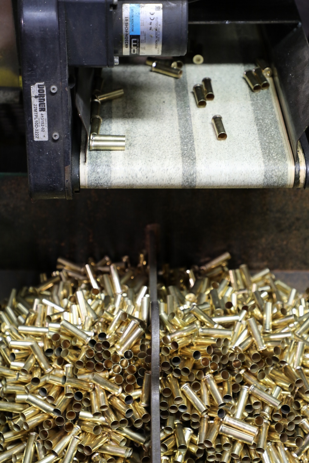 Ammunition manufacturing at Lake City Army Ammunition Plant.