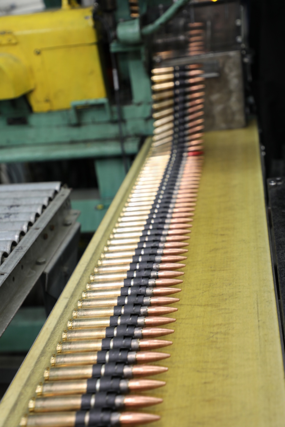 Ammunition manufacturing at Lake City Army Ammunition Plant.