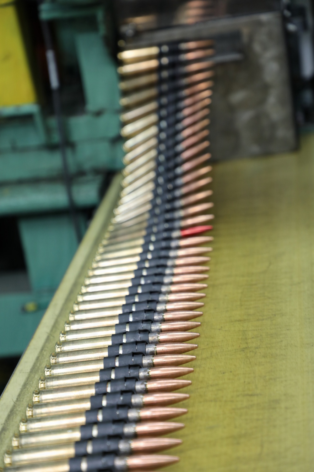 Ammunition manufacturing at Lake City Army Ammunition Plant.