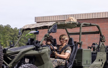 U.S. Marines with 2nd LAAD receive ULTVs and LMADIS systems