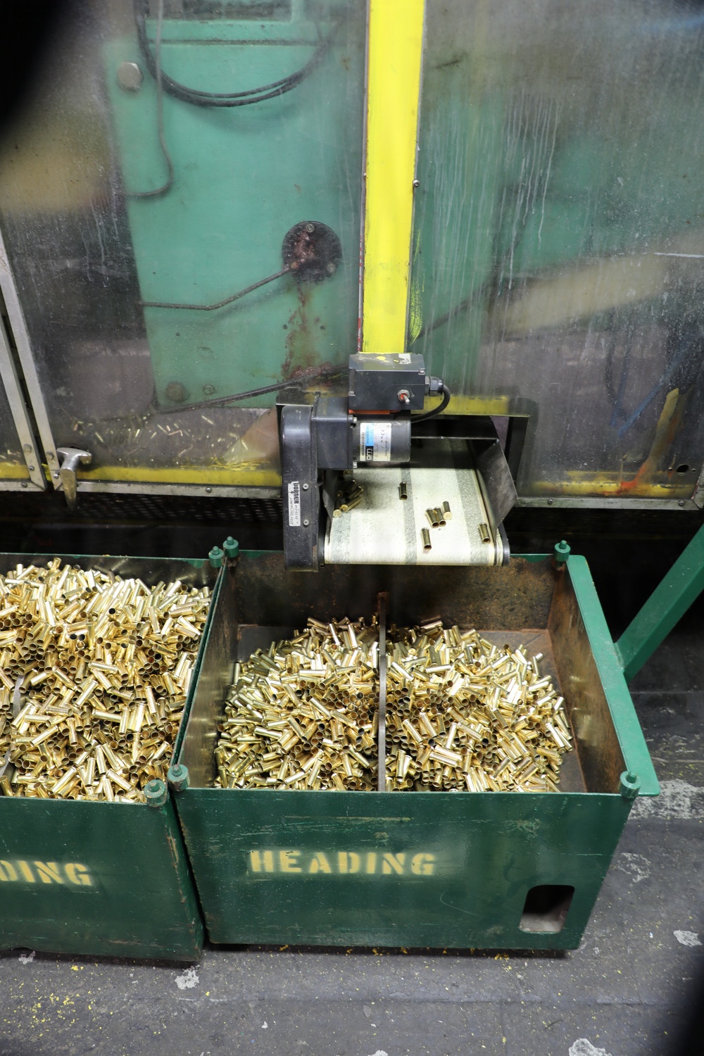Ammunition manufacturing at Lake City Army Ammunition Plant.