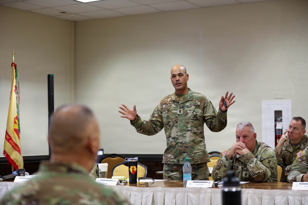 Army Reserve Senior Enlisted Council comes to 1MSC