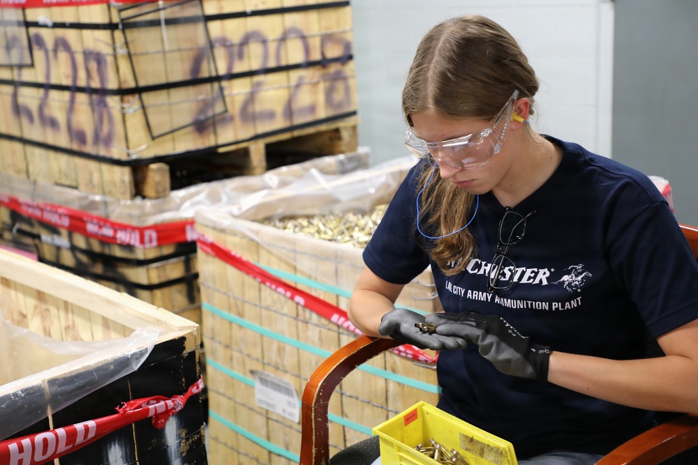Ammunition manufacturing at Lake City Army Ammunition Plant