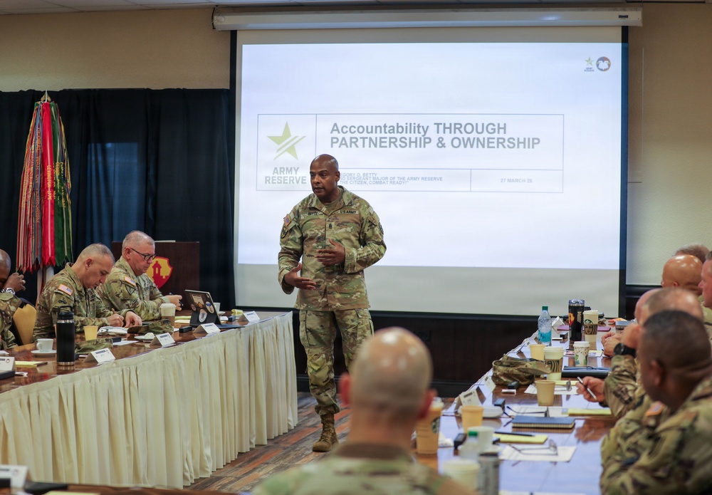 Army Reserve Senior Enlisted Council comes to 1MSC