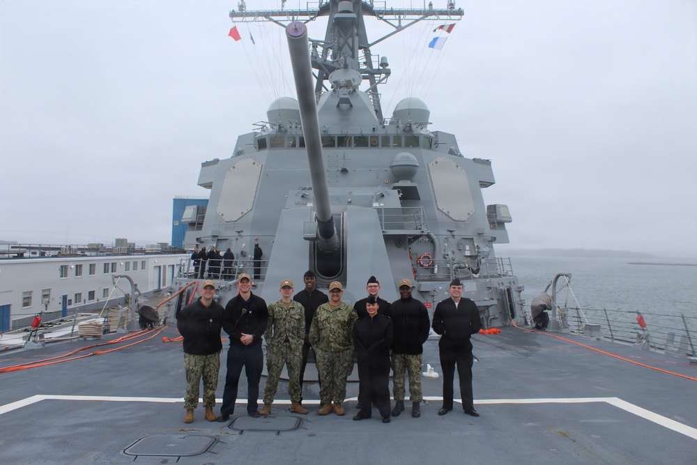 NMRTC New England Sailors Gain Fleet Perspective Aboard Future USS Harvey C. Barnum Jr.