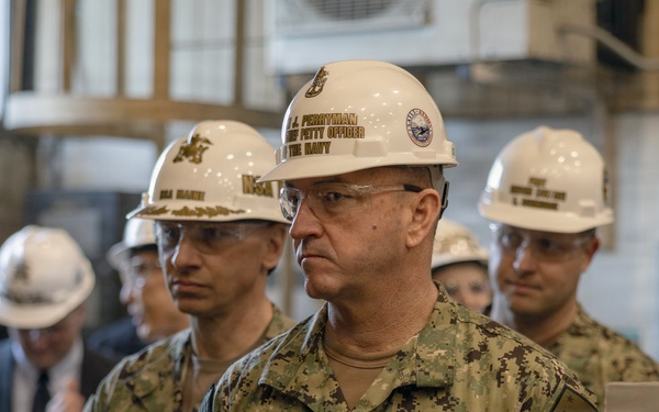 Chief of Naval Operations Visits Portsmouth Naval Shipyard