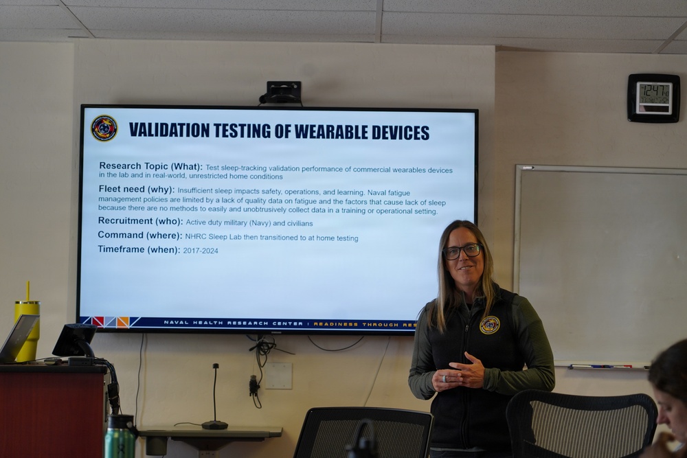 Chilean Navy visits Naval Health Research Center's Warfighter Performance Department