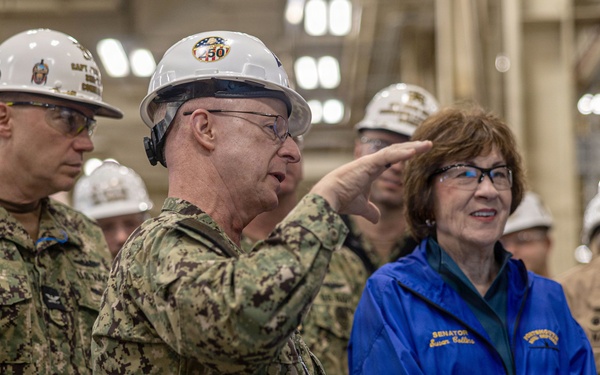 Chief of Naval Operations Visits Portsmouth Naval Shipyard