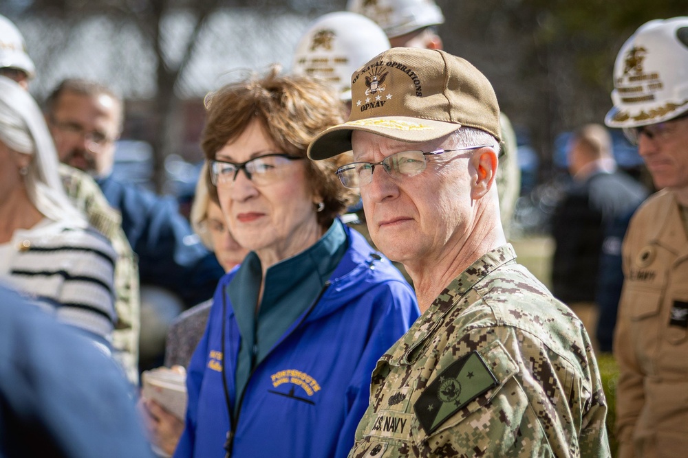 Chief of Naval Operations Visits Portsmouth Naval Shipyard