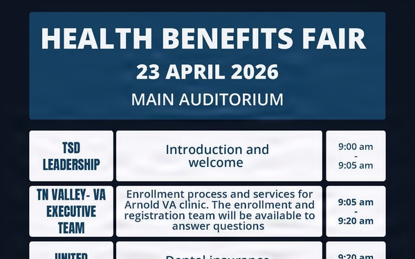 AEDC Health Services to host Health Benefits Fair