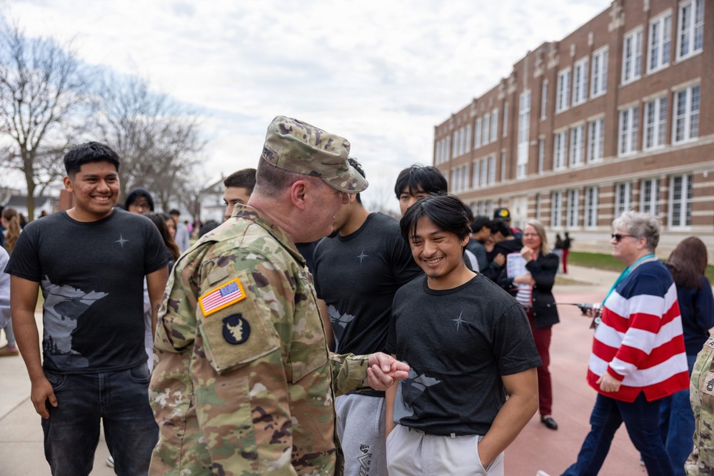 Austin High School Celebrates 16 Enlisting Classmates