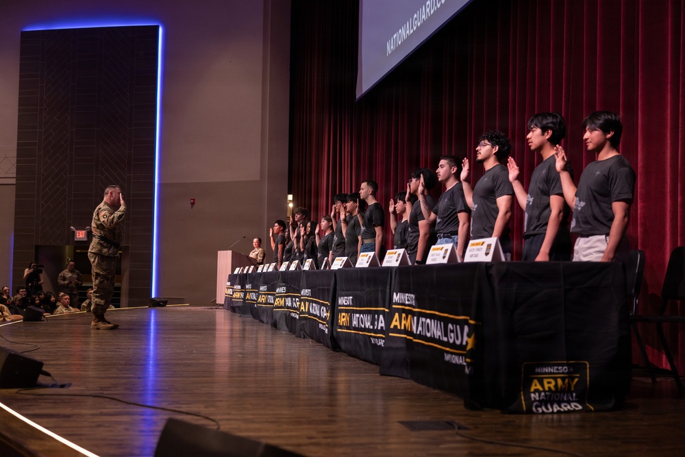 Austin High School Celebrates 16 Enlisting Classmates