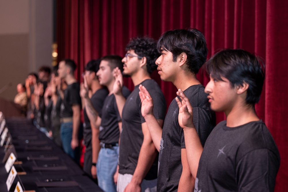 Austin High School Celebrates 16 Enlisting Classmates