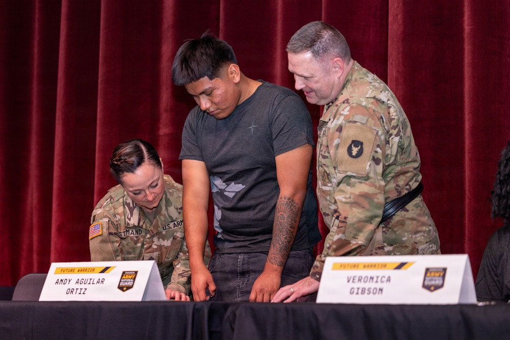 Austin High School Celebrates 16 Enlisting Classmates