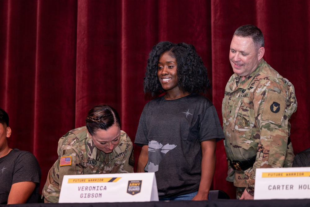 Austin High School Celebrates 16 Enlisting Classmates