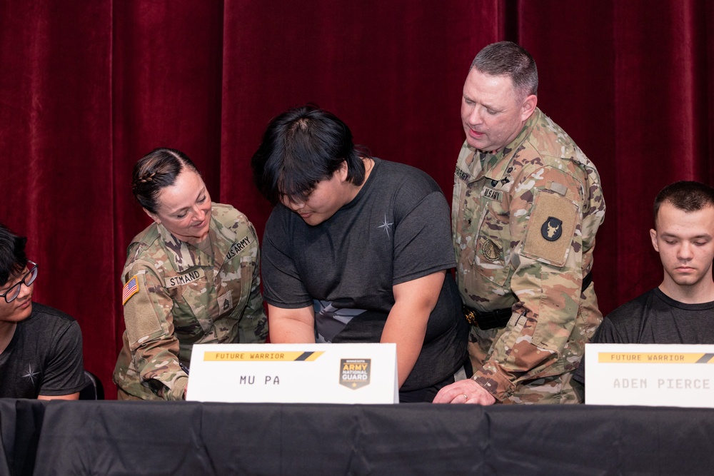 Austin High School Celebrates 16 Enlisting Classmates