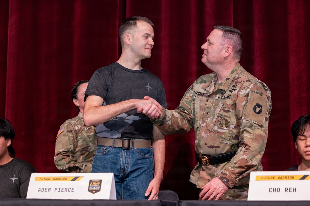 Austin High School Celebrates 16 Enlisting Classmates