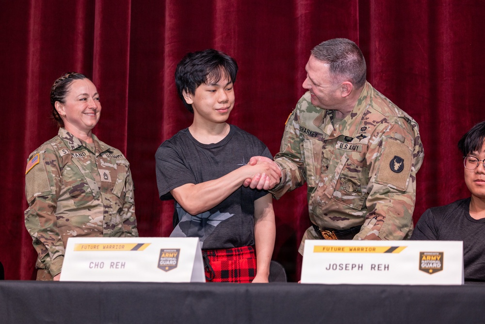 Austin High School Celebrates 16 Enlisting Classmates