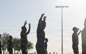 3rd MAW Sergeant Major Hosts SNCO PT at MCAS Yuma