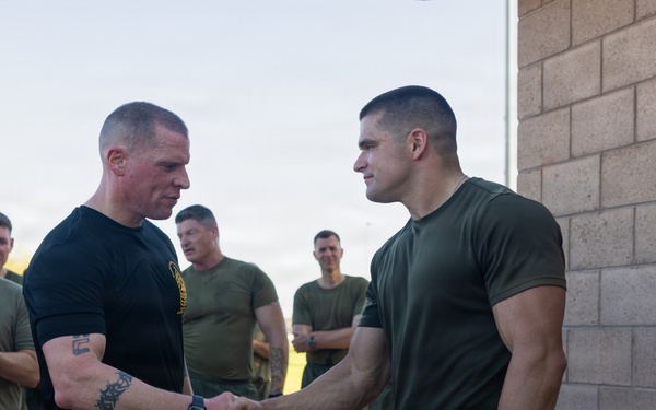 3rd MAW Sergeant Major Hosts SNCO PT at MCAS Yuma